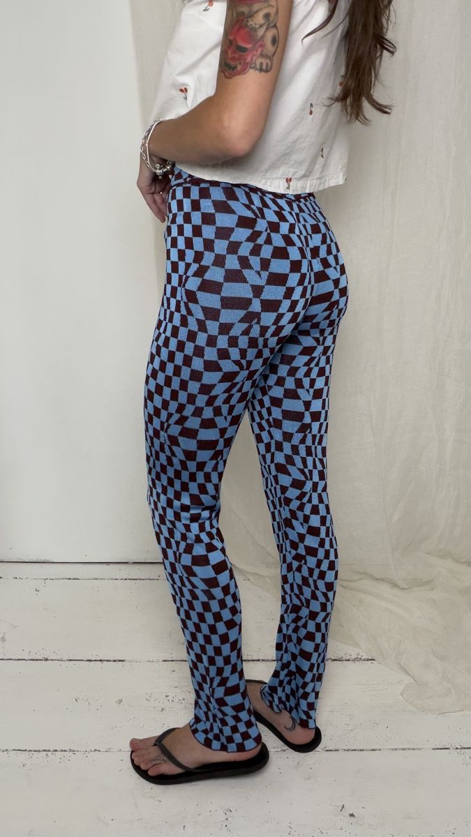 Hosen: Paloma Wool pants checkered blue size S – Gebraucht aus Knonau von Grapesvintage 2