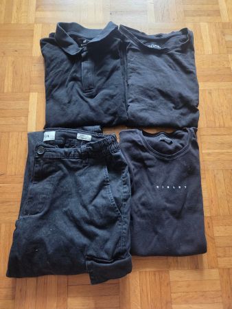 3 T-Shirts Gr. M und Hose Gr. 34/34