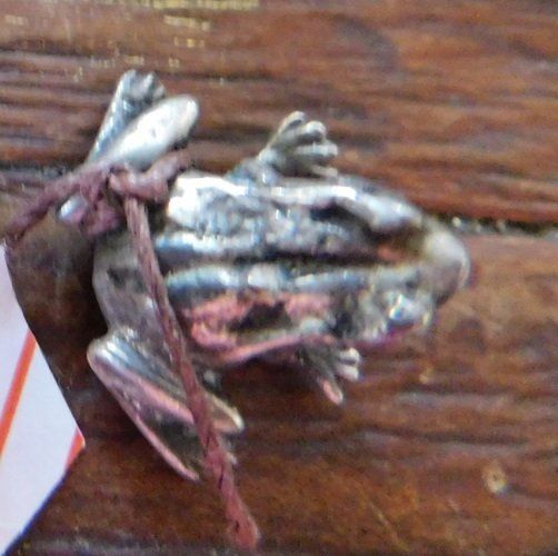 Ciondoli: Frosch-Anhänger-Sammlung, teils Silber und beweglich – Usato da Villnachern venduto da Niggo0 2