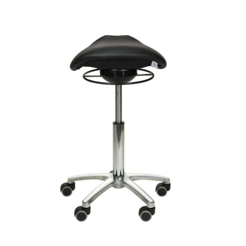 Sgabelli: Sattelsitz-Hocker SCHWARZ mit Schwing-Mechanismus – Nuovo e nell'imballaggio originale da Schaffhausen venduto da Praxis-Nova 3
