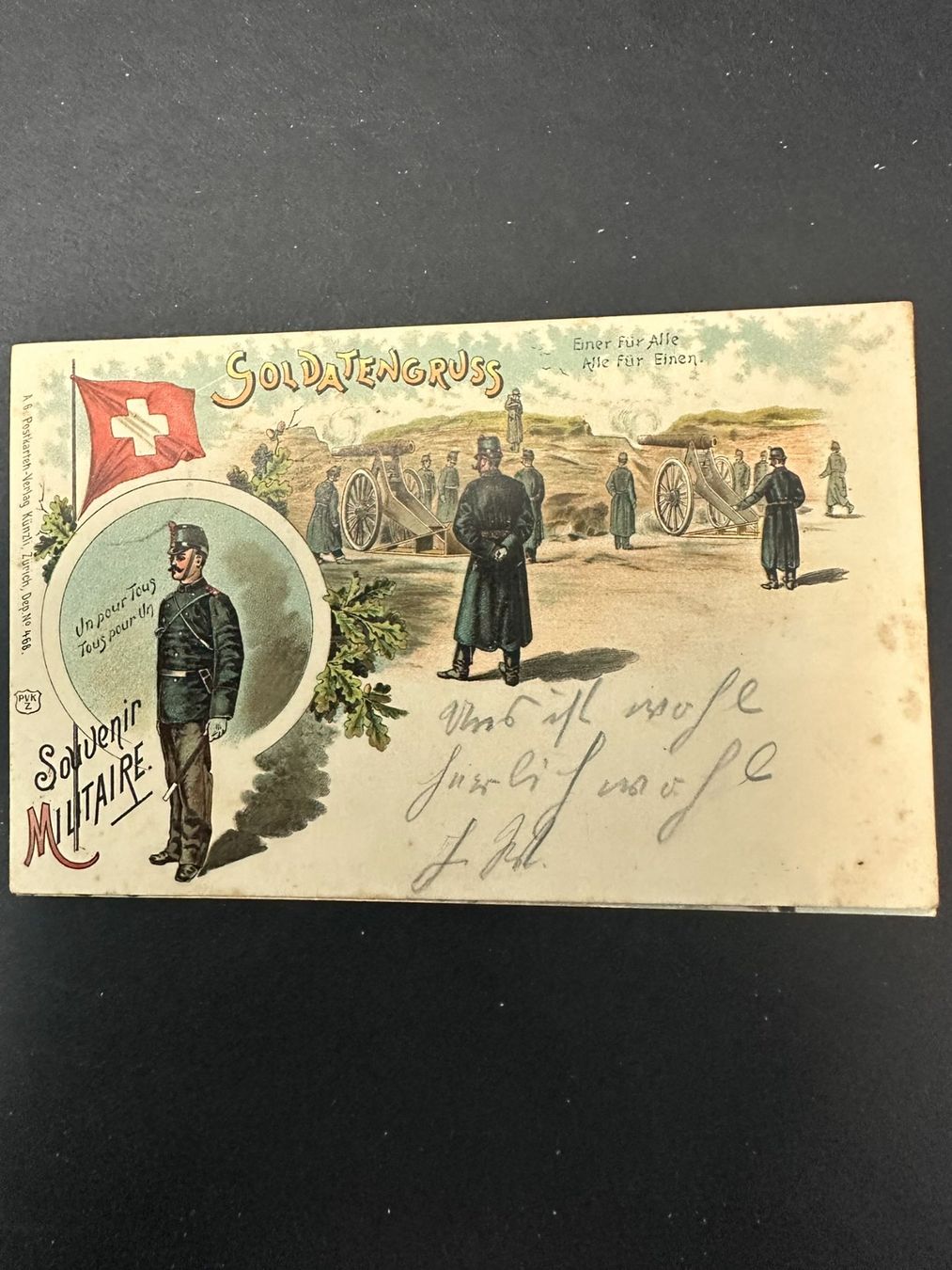 Cartoline postali: Soldatengruss – Usato da Lyssach venduto da Zsag