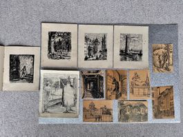 Bern und andere , Skizze/Zeichnung , Eugen Bösch
