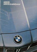 PROSPEKT | BMW- 635CSi - 635CSi KAT - TYP E24   | AB 01.1986
