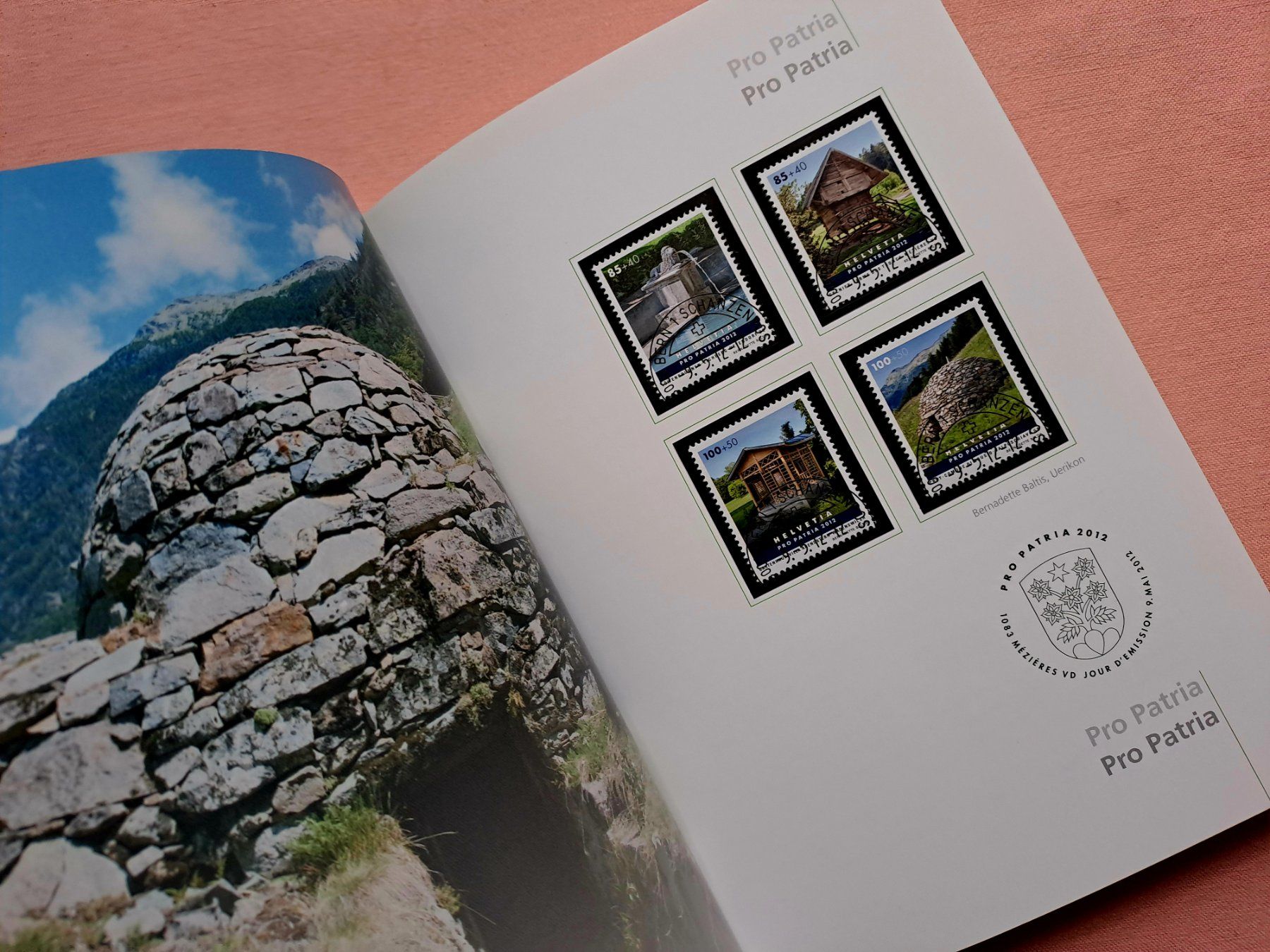 Tutti i francobolli: Original Jahrbuch Briefmarken CH Post 2012 Halbmondstempel – Nuovo (secondo la descrizione) da Ostermundigen venduto da pedru8 7