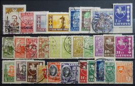Litauen Lot mit alten Werten XVII