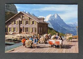 AK Hotel grosse Scheidegg Mönch und Eiger