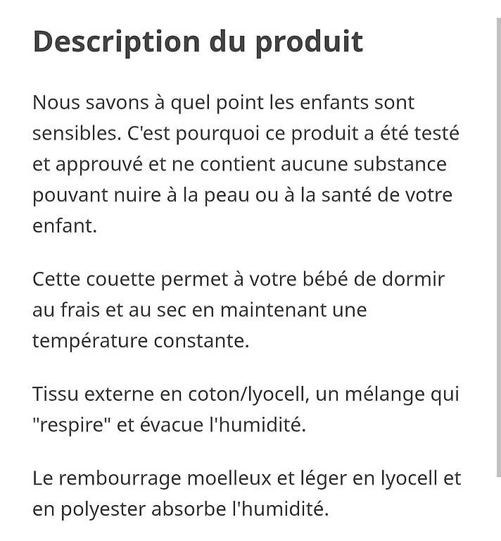 Biancheria da letto: Duvet pour enfant avec 2 parures – Usato da Vevey venduto da lartiste1 2