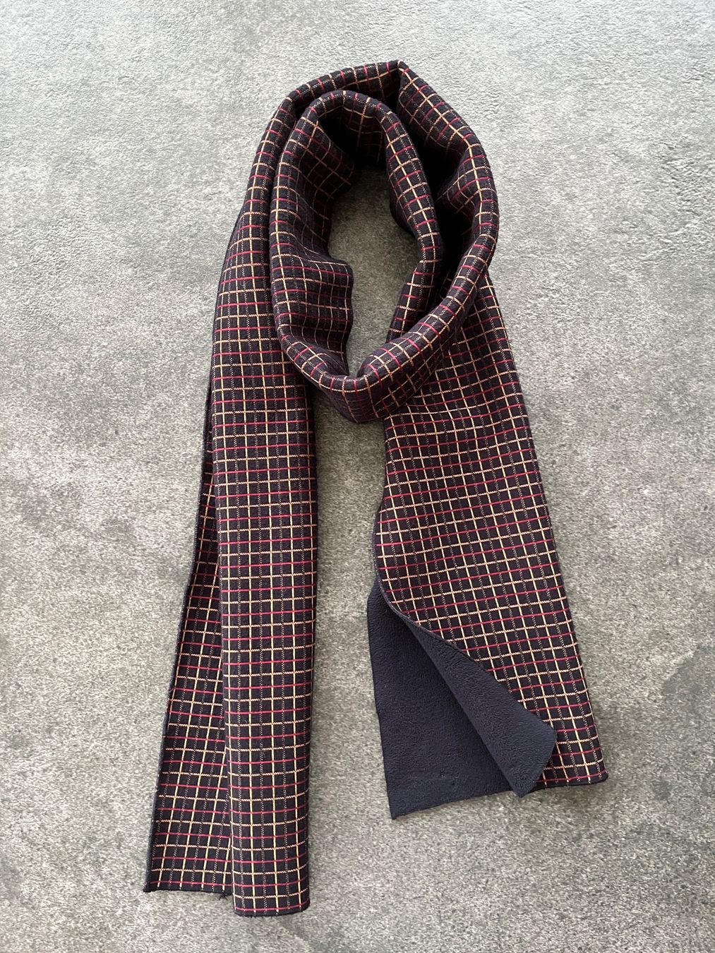 Sciarpe: Herren Schal aus Fleece mit Karomuster - Größe 90 x 30cm – Usato da Kilchberg ZH venduto da Ch.C 1