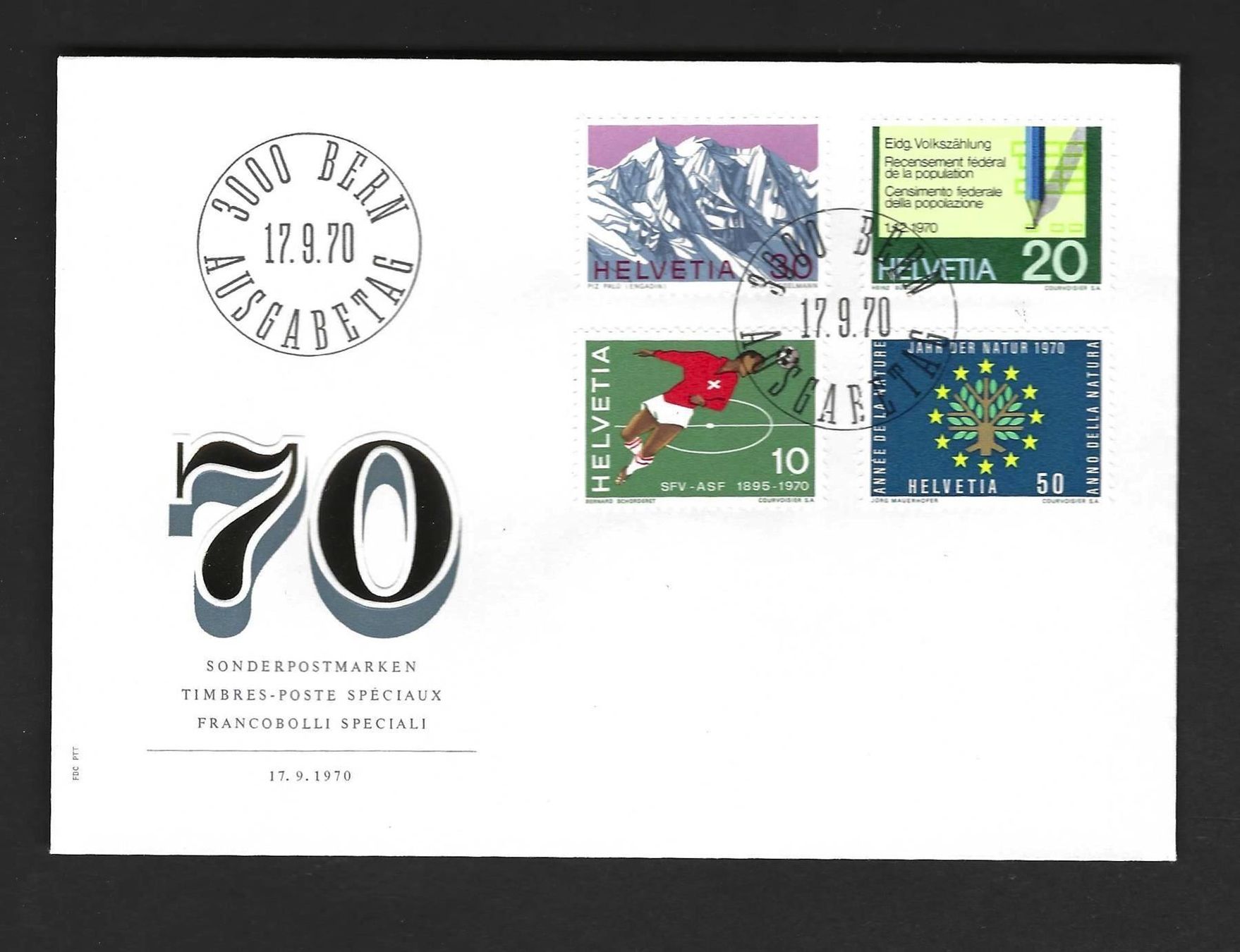 Tutti i francobolli: CH FDC Satz 1970 – Nuovo e nell'imballaggio originale da Koblenz venduto da Markenhimmel