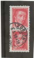 ZÜRICH 05.01.28 auf Zu#J43 Mi#224 (Paar) Vollstempel [1A12]