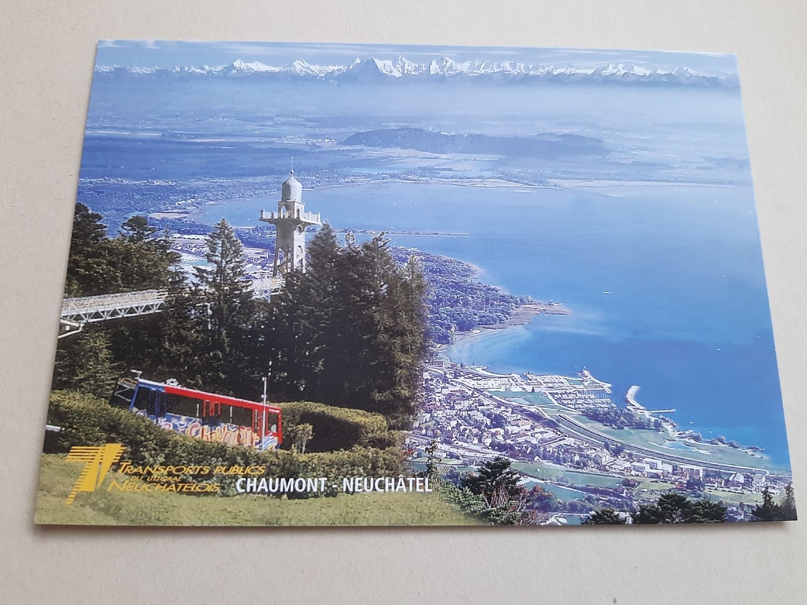 Cartoline postali: Neuchâtel - Chaumont, CH. Funiculaire – Nuovo (secondo la descrizione) da Neuchâtel venduto da Budy.jul-5