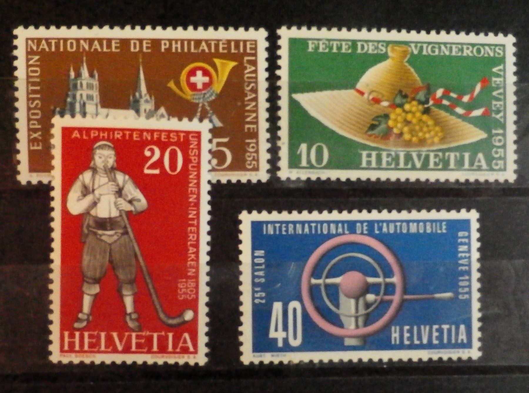 Tutti i francobolli: CH 1955 Werbemarken ** – Nuovo (secondo la descrizione) da Kehrsatz venduto da Bernherb2