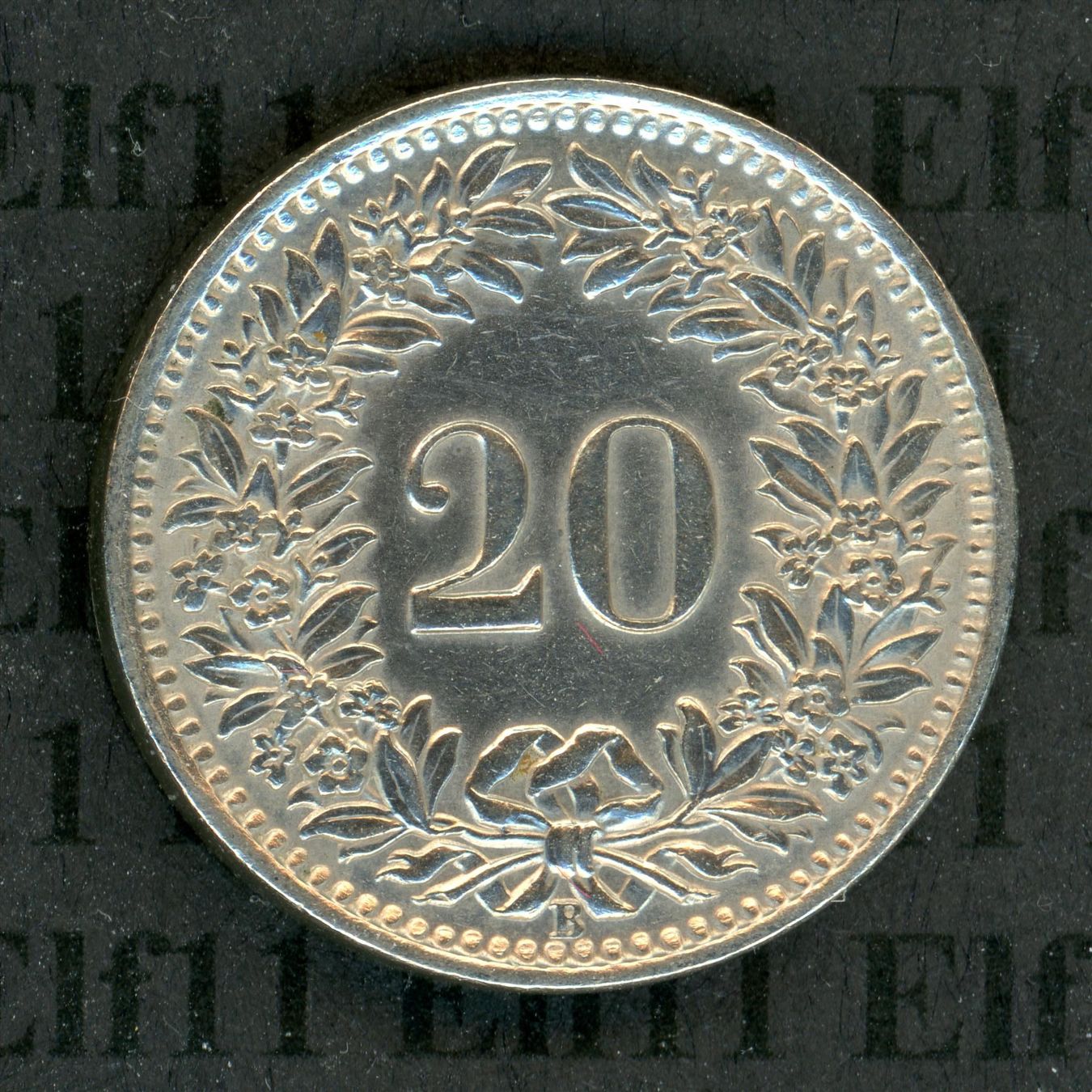 Tutti le monete: CHF___0.20 1954 -unz 20 Rappen – Usato da Widnau venduto da Elf11 1