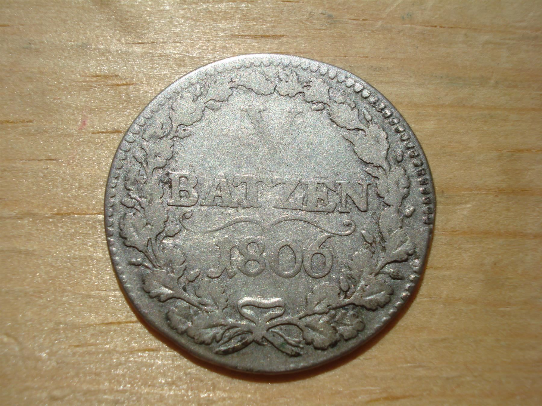 Tutti le monete: Luzern  5 Batzen 1806 – Usato da Erlach venduto da Net-Coins 1