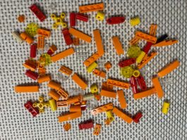 Lego Technik 8110 gelbe orange Verbinder Verbindungen
