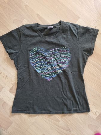 Coldplay Shirt Damen Gr. M Herzmotiv - Top Zustand!