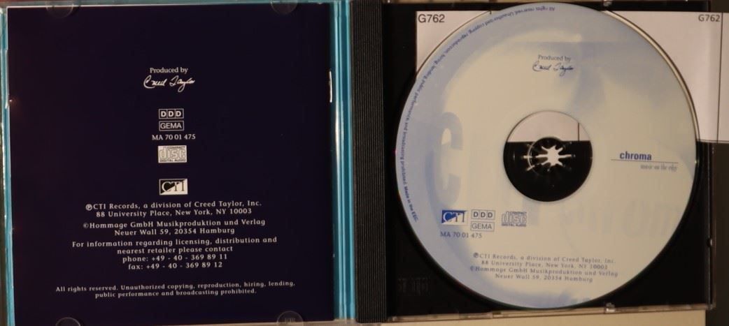 CD: Chroma – Music On The Edge – Usato da Luzern venduto da CONTENTI 1
