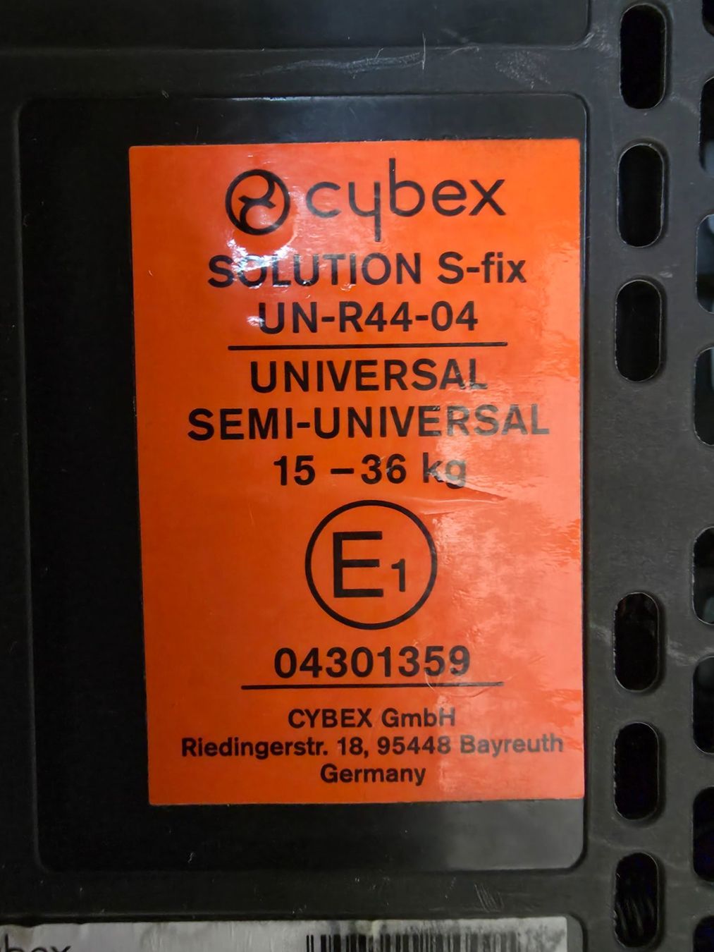 Cybex Auto-Kindersitze: Cybex Solution S-Fix Kindersitz – Gebraucht aus Büren an der Aare von schov1 3