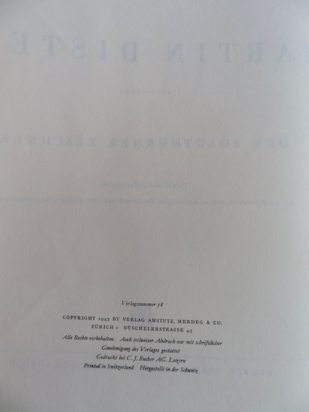 Livres: Martin Disteli – D'occasion à Bern par mordswein 9