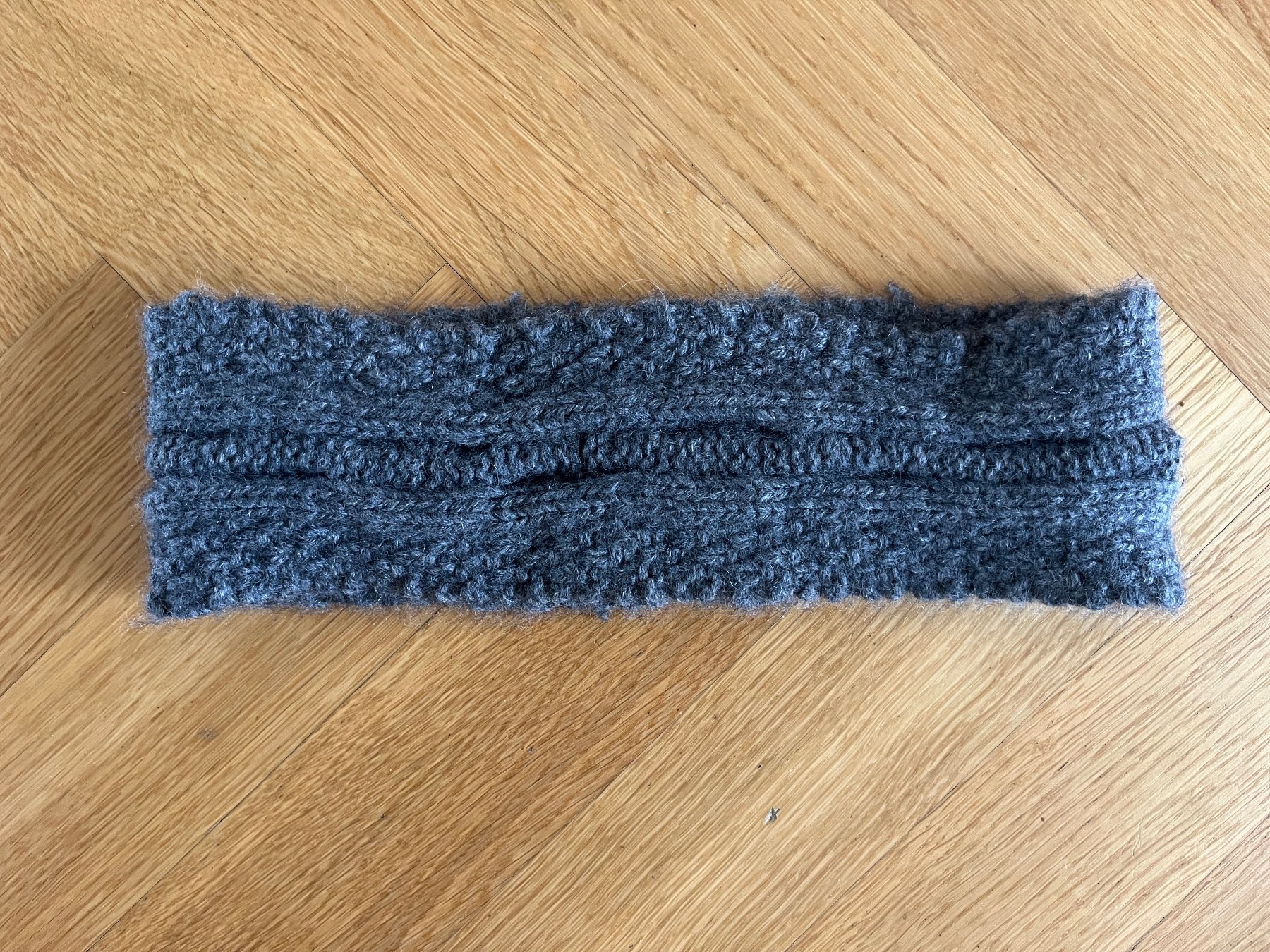 Accessori per capelli: Gestricktes Stirnband Damen Grau Wolle – Usato da Zürich venduto da bretxo 2