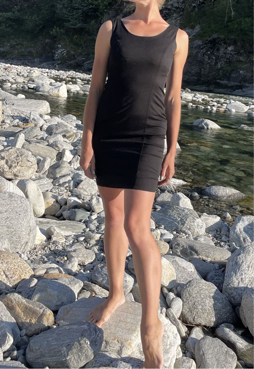 Vestiti: Cocktail mini abito di cotone-S/M-chic e elegante – Nuovo (secondo la descrizione) da Gordevio venduto da LanaZimm 4