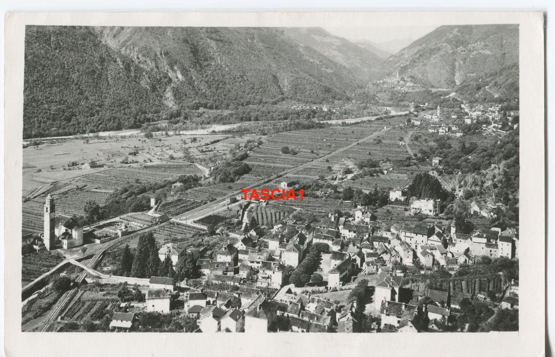 Cartoline postali: Verscio Panorama 1949 – Usato da coglio venduto da Tascia1