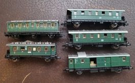 Set von 5 Wagons, Spur N