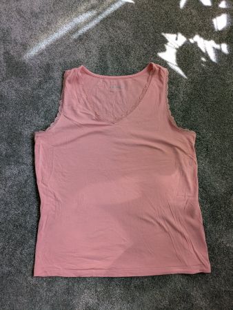 Lachsfarbenes Top in Grösse 36/38