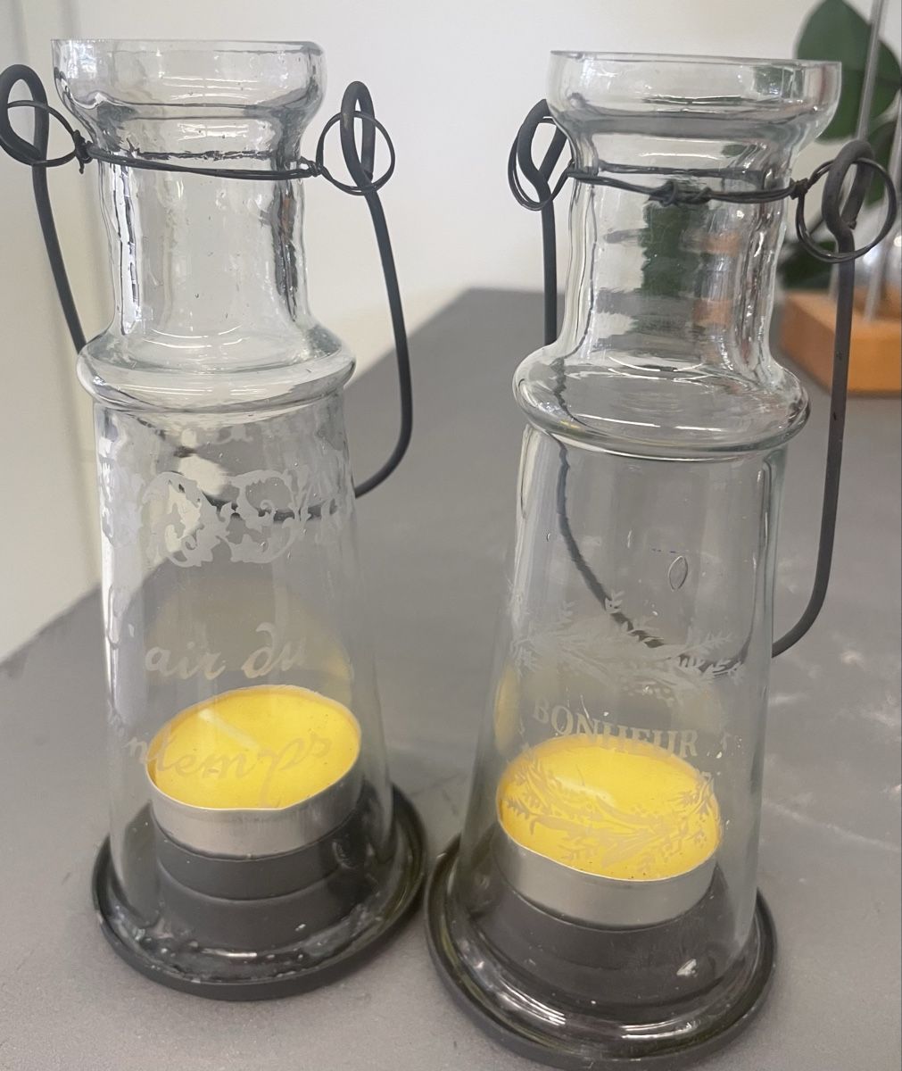 Alle Dekorationen: Windlichter im Glas-Design, 2 Stück, – Neu (gemäss Beschreibung) aus Au ZH von Jaggy4 4