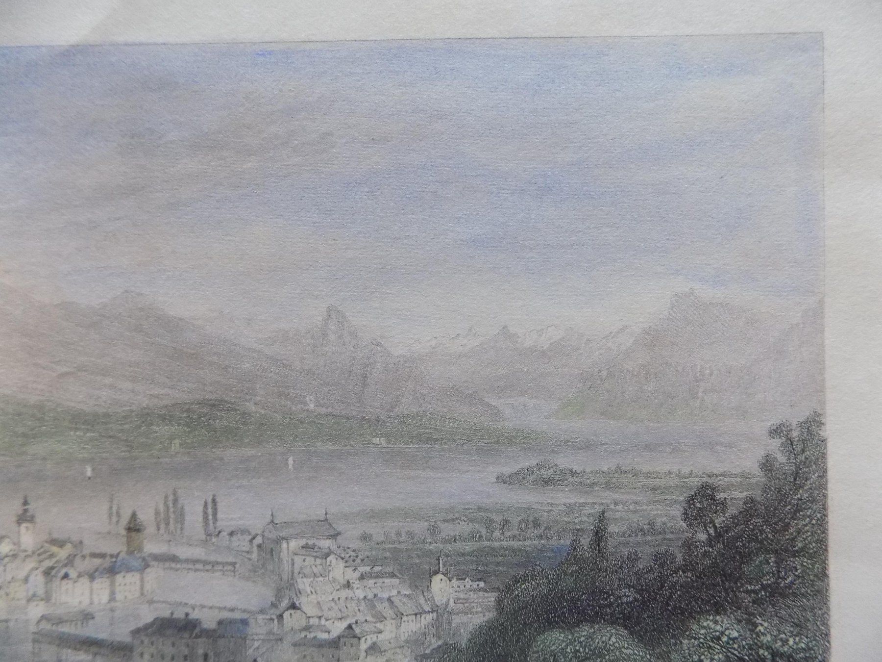 Incisioni: Luzern Rigi von Bartlett – Usato da Risch venduto da Antikfee 6