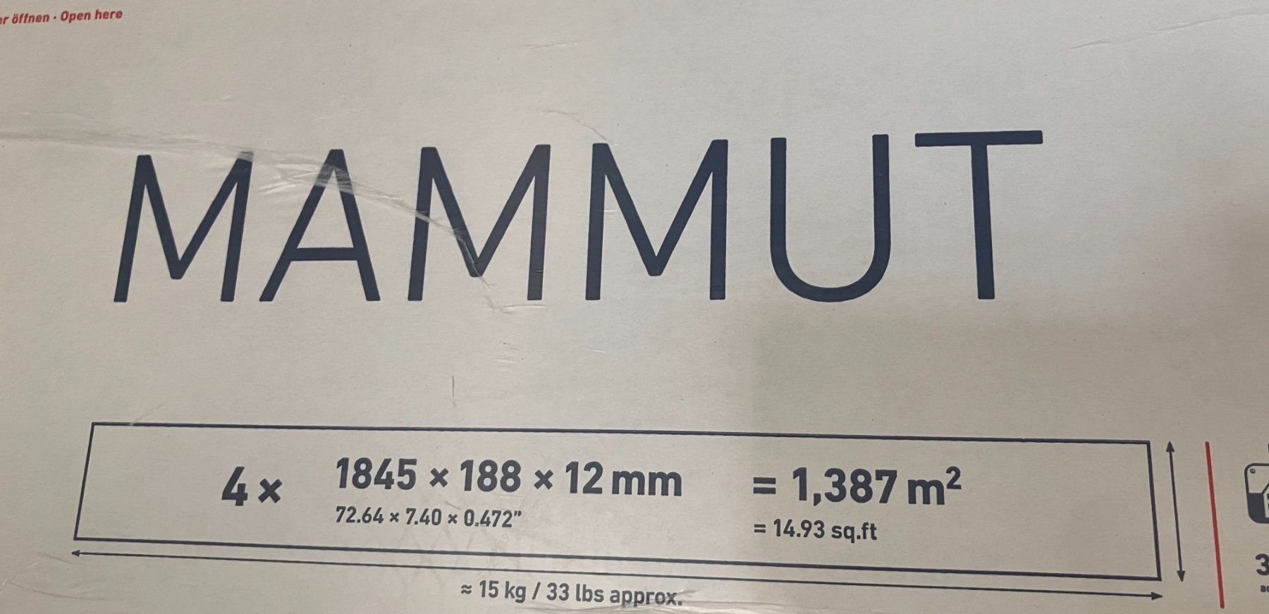 Rivestimenti per pavimenti: Laminat Kronotex Mammut 11.12 m2 – Nuovo e nell'imballaggio originale da Schmerikon venduto da Amco 2