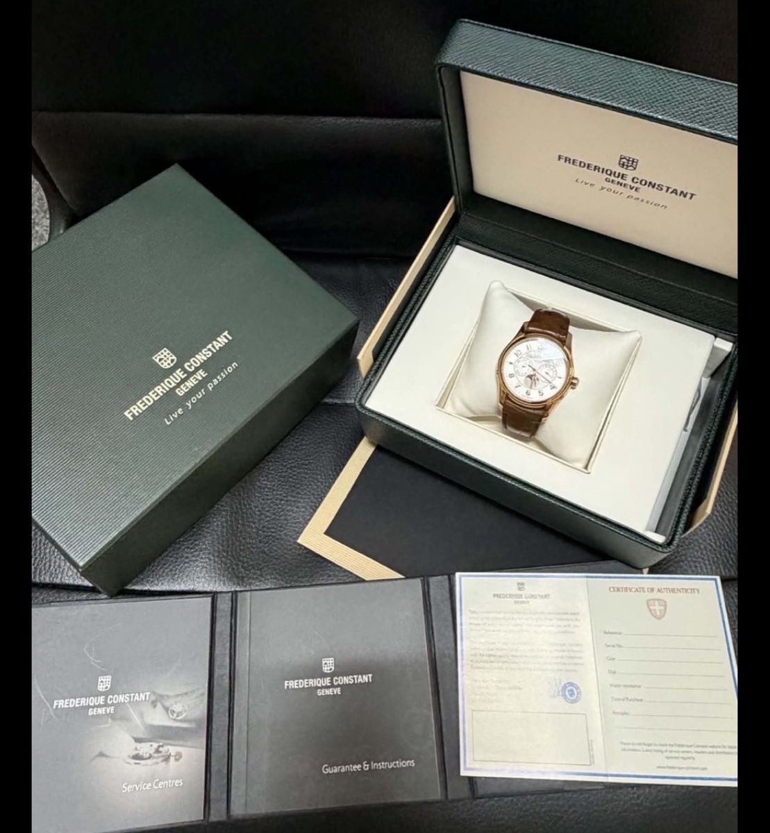 Frederique Constant Orologi: Frederique Constant Moonphase Calendar Automatic Limited – Usato da Näfels venduto da Schmidi1966 1
