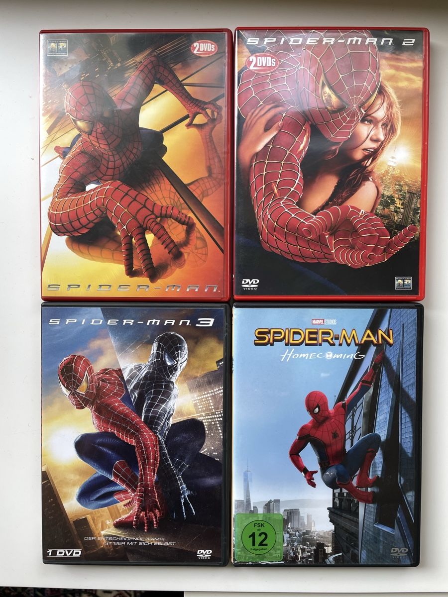 Alle DVDs: Spiderman 4 DVDs – Gebraucht aus Zürich von Sbd1