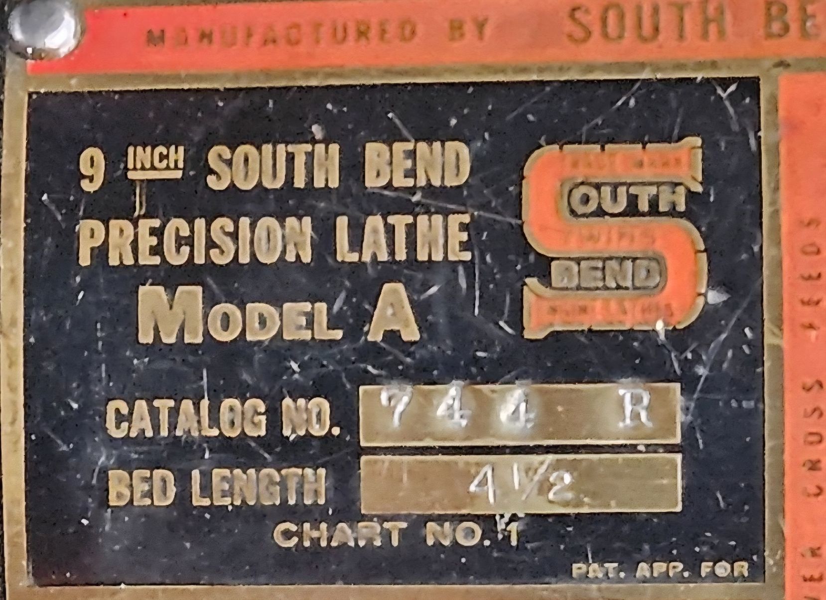 Tutte le macchine: Drehbank, Soutbend Model A, 9 Inch – Usato da Kloten venduto da hal_t5lg 4