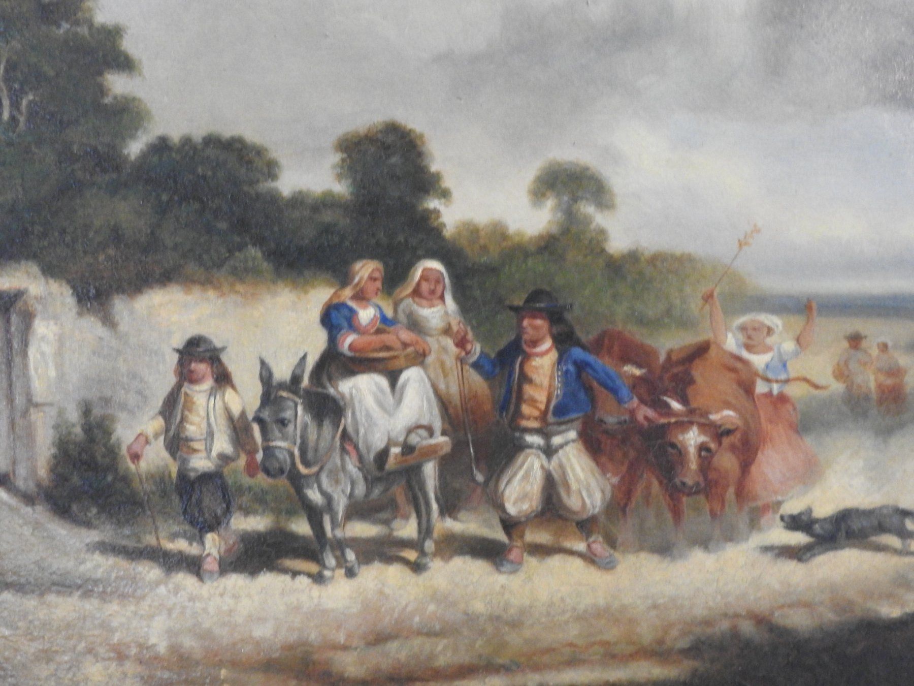 Gemälde: Oelbild:  Jean-Pierre-Alexandre Antigna 1817-1878 – Gebraucht aus Stetten AG von Brissago25 1