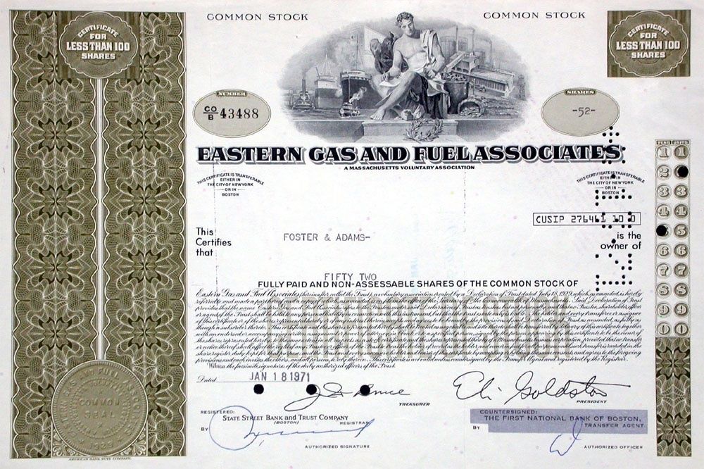 Eastern Gas and Fuel Associates 1970 Kaufen auf Ricardo