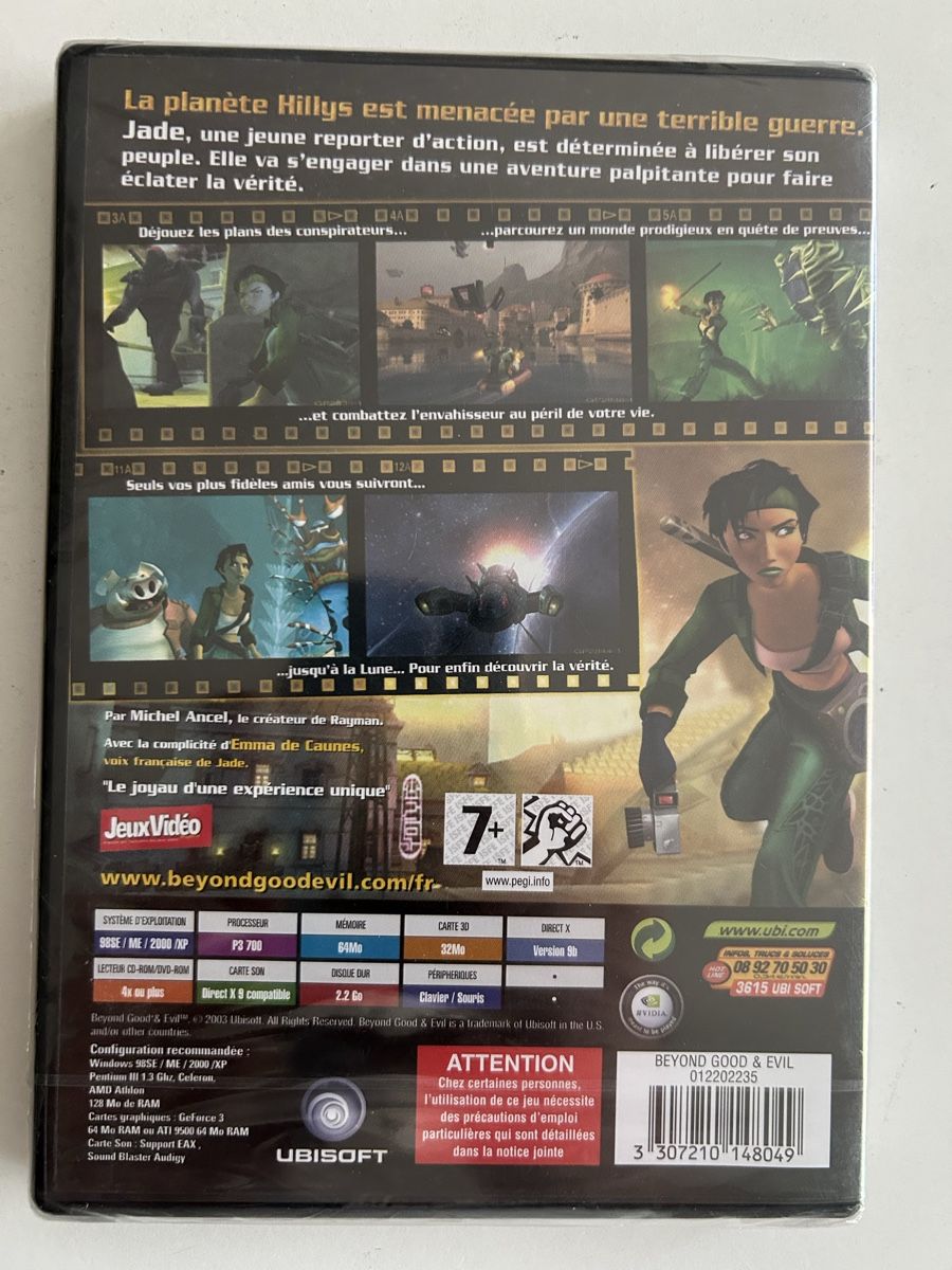 Giochi: Beyond good and evil sealed fra – Nuovo e nell'imballaggio originale da Pully venduto da PongDayOne 1