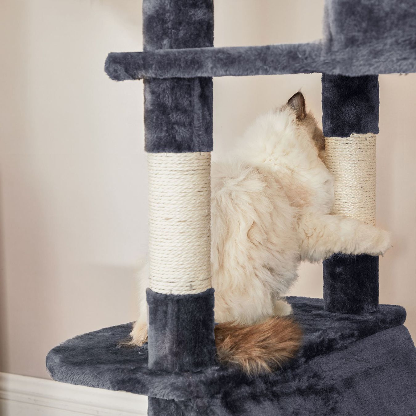 Katzenbaum - Kratzbaum: Kratzbaum XL Hoch Katzenbaum 206cm HERMES – Neu (gemäss Beschreibung) aus Lachen SZ von MAMORU-MOEBEL 5