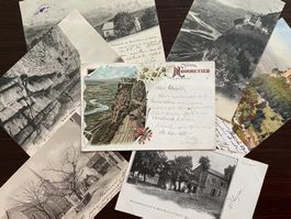 GENÈVE - SALÈVE - MONNETIER 7 Cartes Postales avec Litho