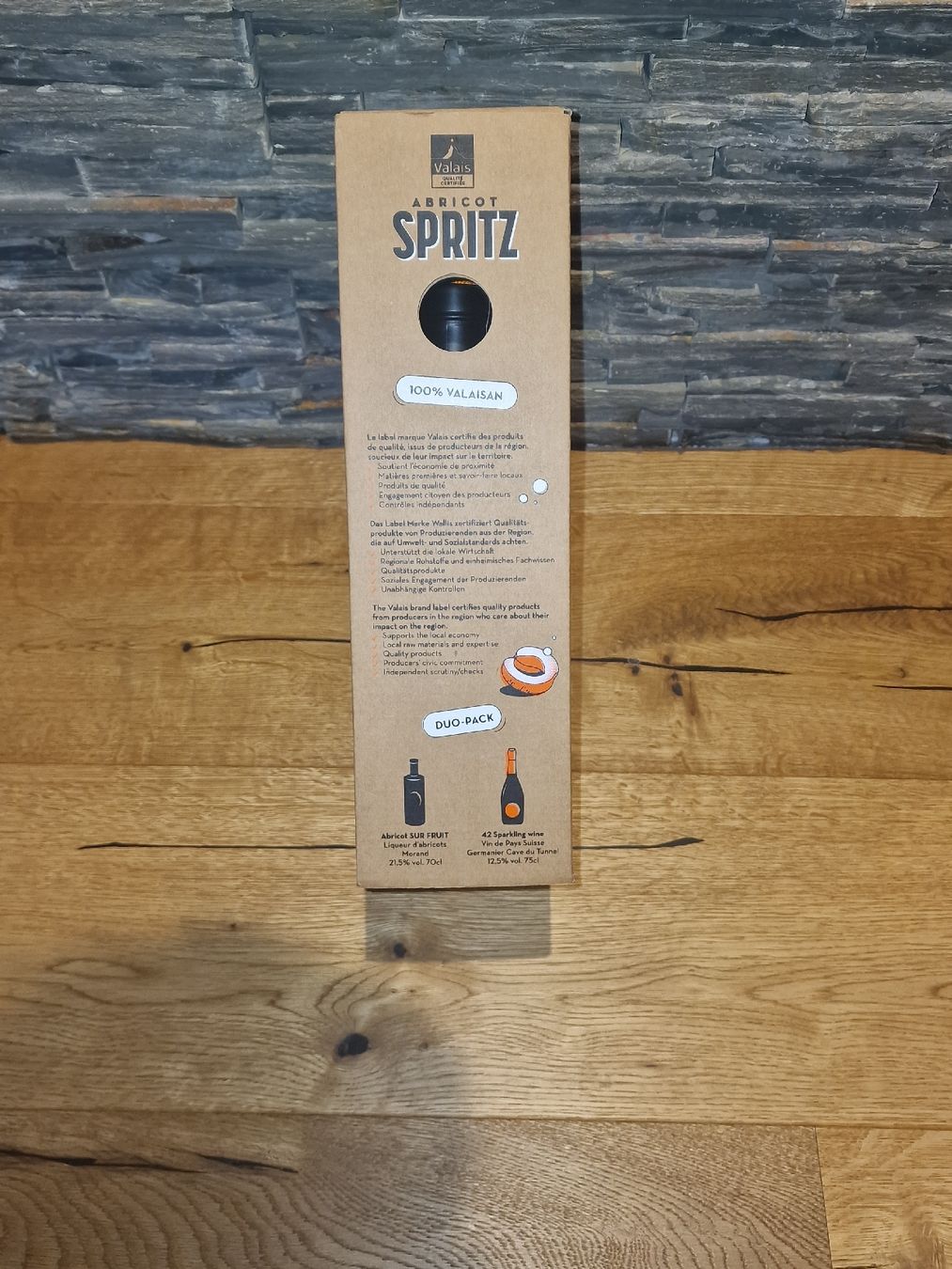 Spirituosen: Aprikosen-Spritz-Schatulle – Neu und originalverpackt aus Mettmenstetten von humoer 2