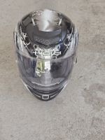 Motorradhelm Held schwarz weiss Grösse L gebraucht