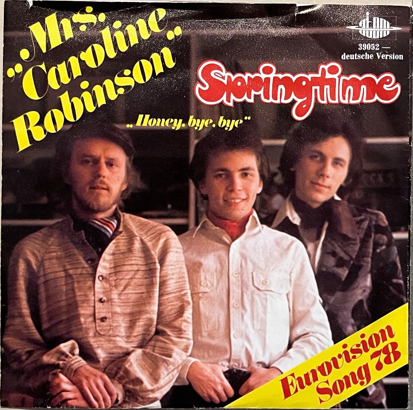 Dischi in vinile: SPRINGTIME - Mrs. CAROLINE ROBINSON - EUROVISION 1978 – Usato da Bussigny venduto da vinyl-pas-cher 1