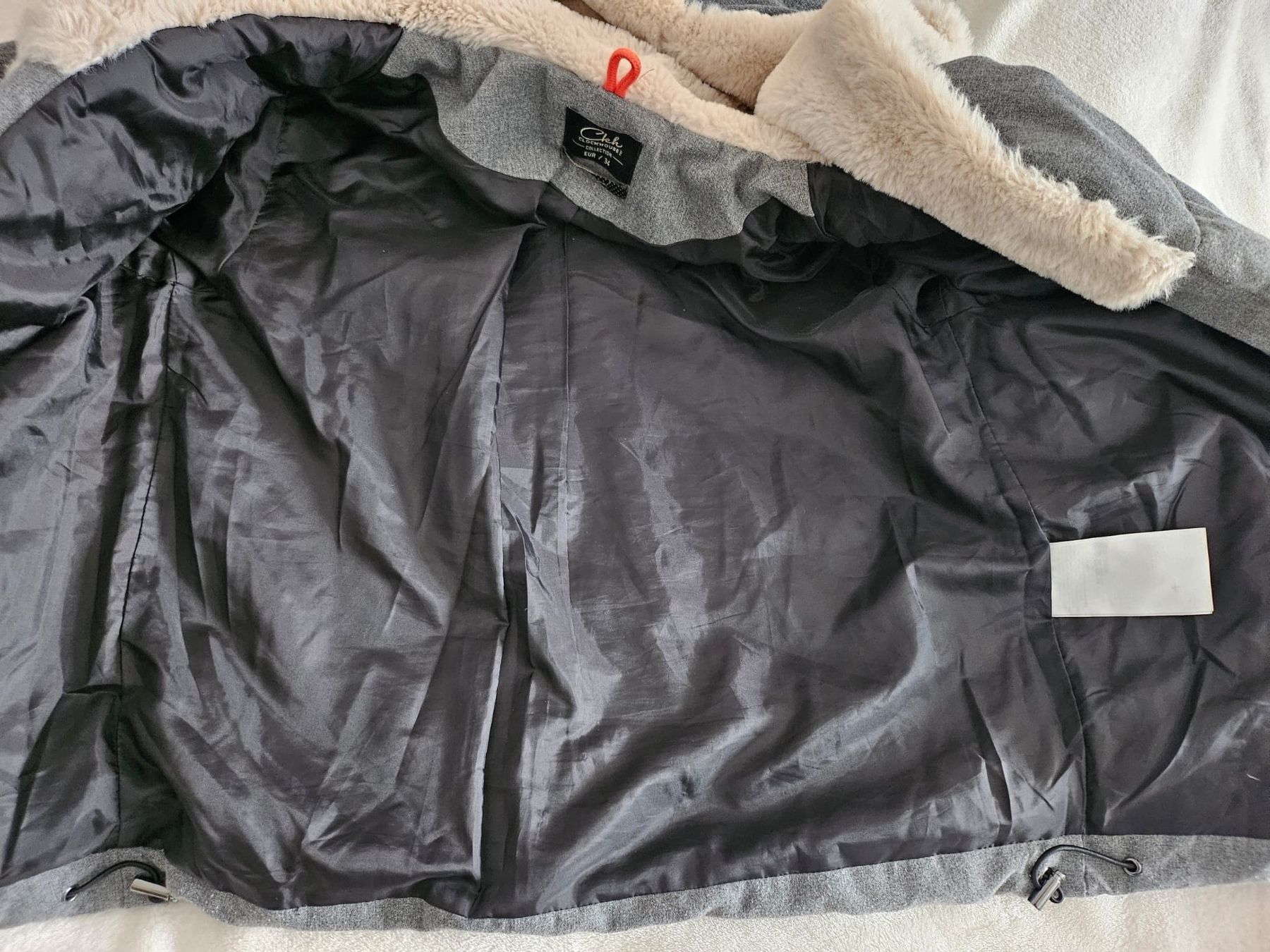 C&A Giacche: Winterjacke mit Teddyfutter, grau, Grösse 34 – Usato da Chur venduto da Aleksandra6 1