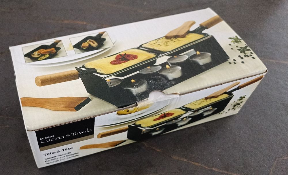 Tête-à-Tête Raclette/Grill/Rechaud neuwertig (Neu (gemäss Beschreibung ...