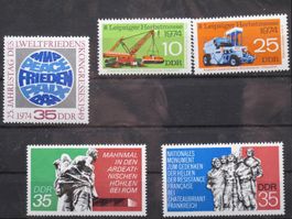 DDR 1974 Weltfriedenskongress / Gedenkstätten **