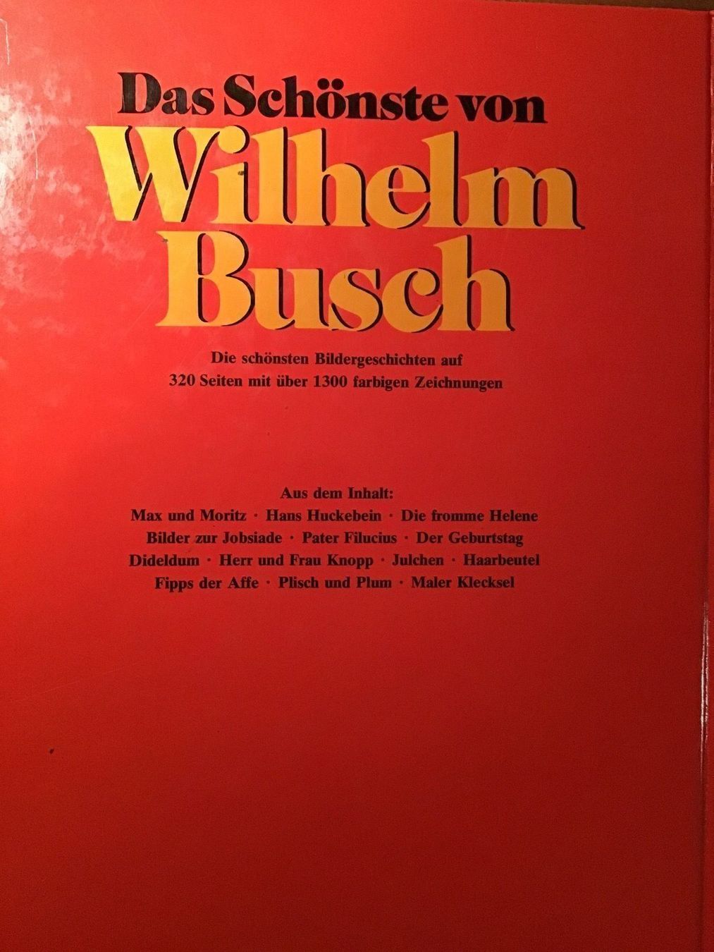 Libri: Das Schönste von Wilhelm Busch – Usato da Schliern b. Köniz venduto da Corinu59 1