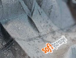 Softgarage Autoabdeckung Plane grau BMW X6 SUV + Tasche