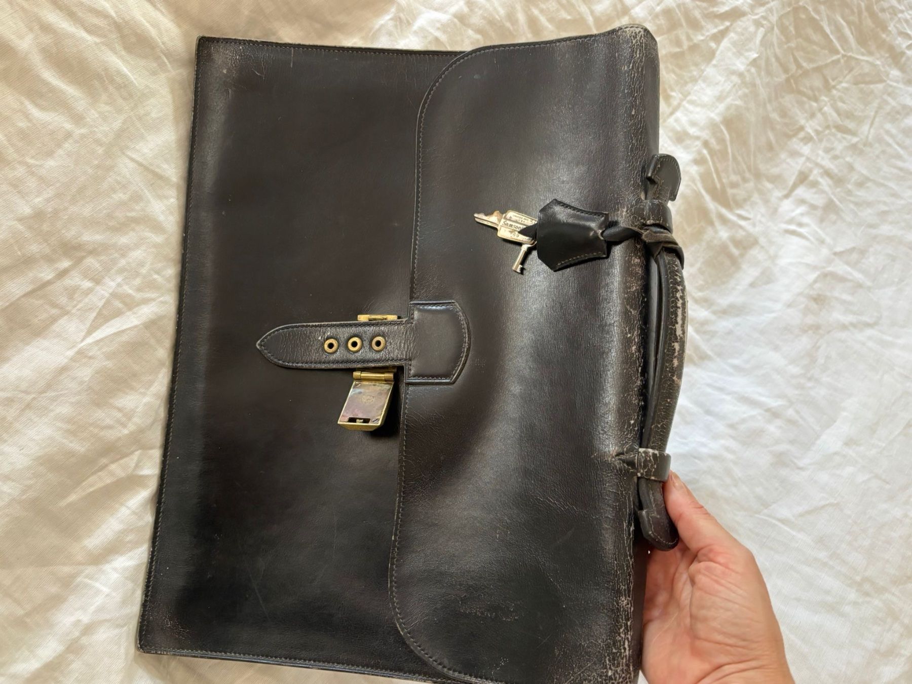 Hermès Valigie & Borse: HERMES vintage Aktentasche – Usato da Kemptthal venduto da Barrel_19 3