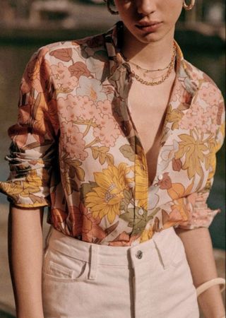 Chemise Sézane modèle Pierrot