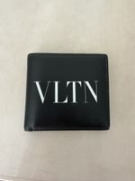 Geldbeutel Leder Schwarz Valentino VLTN gebraucht